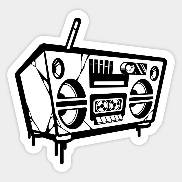 Graff Style Beatbox Sticker by n9nth